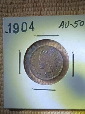 1904 AU-50 Indian Head Penny